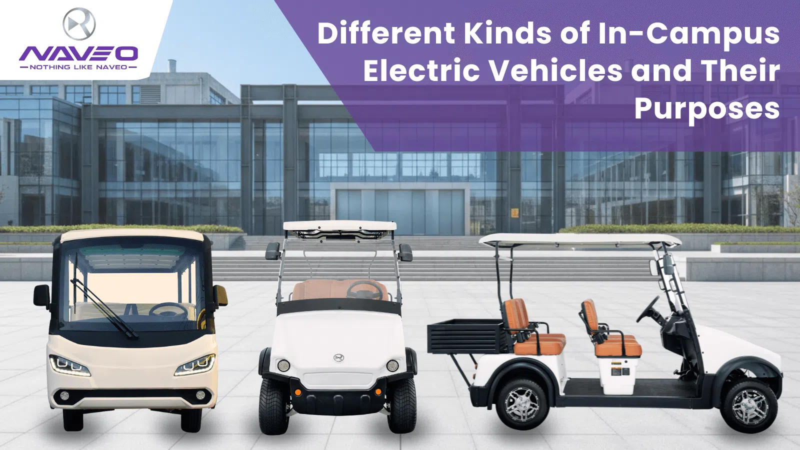 Different Kinds of In-Campus Electric Vehicles and Their Purposes